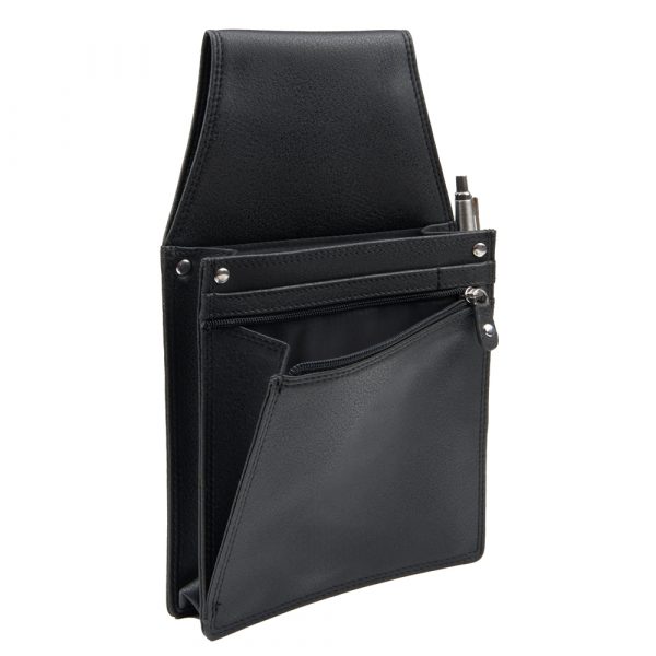 Giorgio Carelli_834630 002_Halfter für Kellnerbörse_Kunstleder_schwarz_Unisex_2