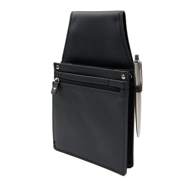 Giorgio Carelli_834630 002_Halfter für Kellnerbörse_Kunstleder_schwarz_Unisex_1