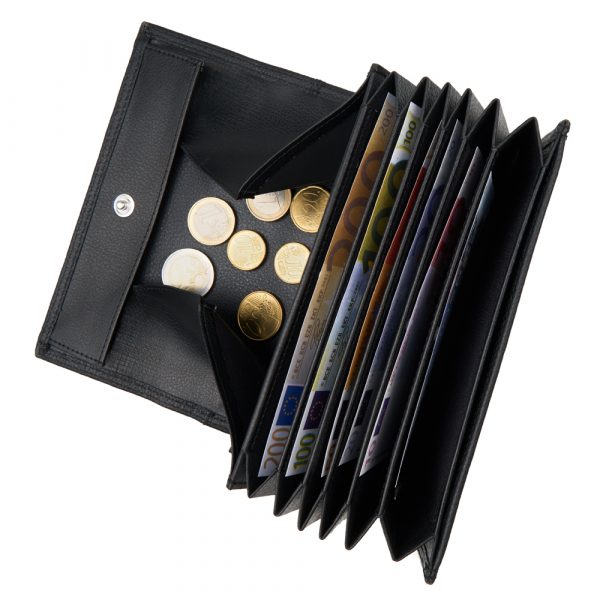 Giorgio Carelli_853450 002_Kellnerbörse mit Öse_Leder_schwarz_Unisex_2