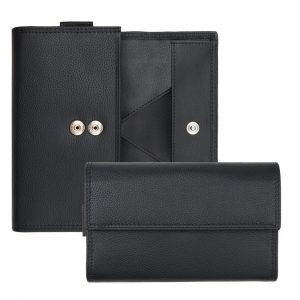 Giorgio Carelli_853450 002_Kellnerbörse mit Öse_Leder_schwarz_Unisex_1