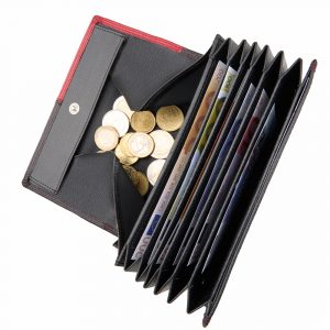 HGF mit Mesh_Kunstleder_schwarz-rot_Unisex_1