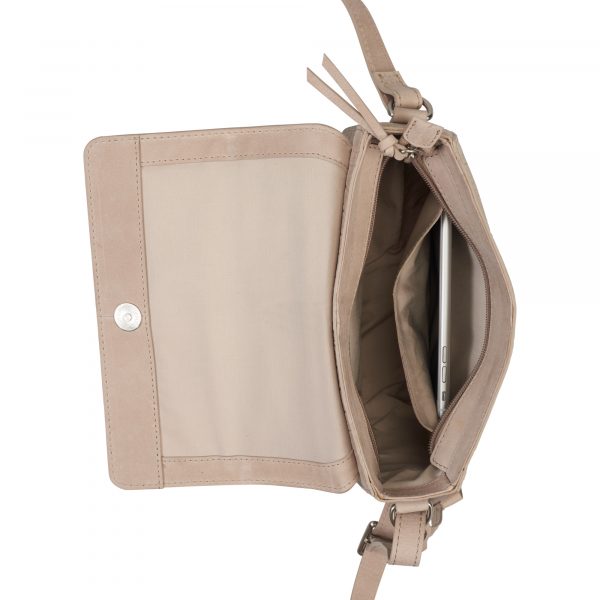 Giorgio Carelli_BU1000183.29 15_ICON IVY HALF MOON BAG_Leder_grey_Unisex_3