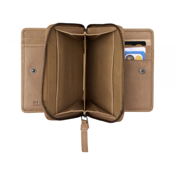 Giorgio Carelli_BU1000225.84 25_JUST JOLIE DOUBLE FLAP WALLET_Leder_taupe_Unisex_3