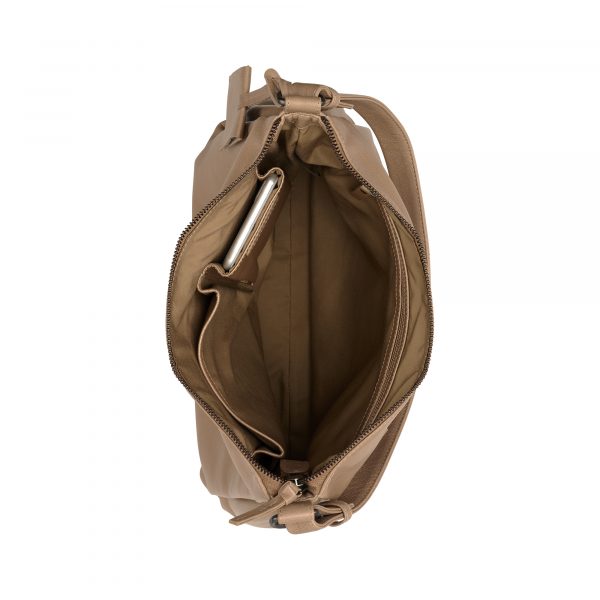 Giorgio Carelli_BU1000305.84 25_JUST JOLIE HOBO_Leder_taupe_Unisex_3