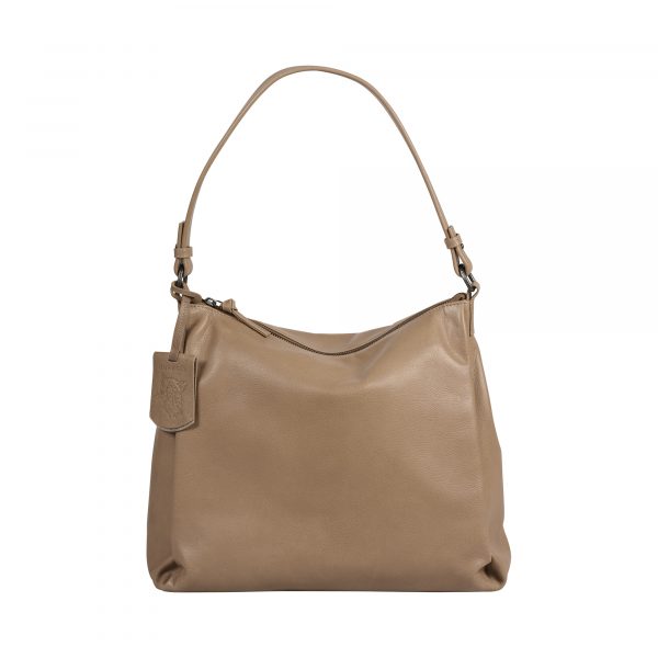 Giorgio Carelli_BU1000305.84 25_JUST JOLIE HOBO_Leder_taupe_Unisex_1