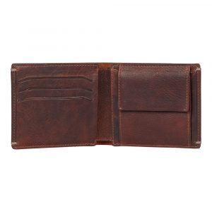 RFID Billfold Low Coin_Leder_braun_Unisex_1