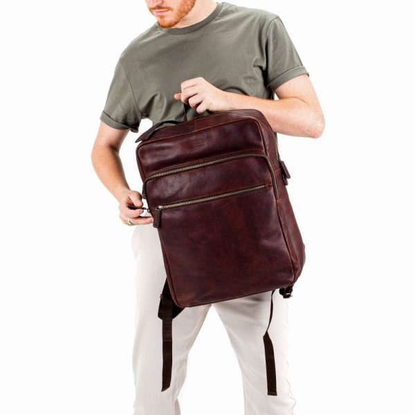 Giorgio Carelli_BU8005364.56 20_ANTIQUE AVERY BACKPACK ZIP_Leder_braun_Unisex_5