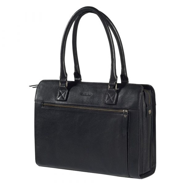 Giorgio Carelli_BU8007001.56 10_ANTIQUE AVERY HANDBAG M 14 Zoll_Leder_black_Unisex_2
