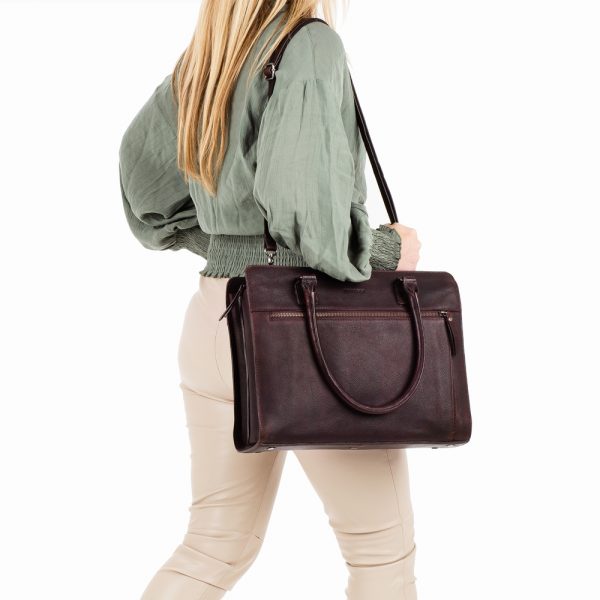 Giorgio Carelli_BU8007001.56 20_ANTIQUE AVERY HANDBAG M 14 Zoll_Leder_braun_Unisex_6