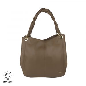 Riccardo Ferducci_018412 045_Hobo bag mit LED-Licht-Fach_Leder_beige_Damen_1