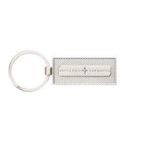 Riccardo Ferducci_238970 090_Schlüsselanhänger_Metall_brushed nickel_Unisex_1