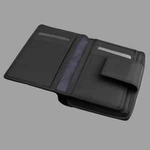 RFID_Leder_schwarz m. rose_Damen_1