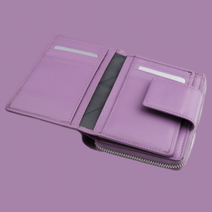 Ferducci - Elements_116490 066_Damen Reißverschluss-Börse_Leder_lila_Damen_2