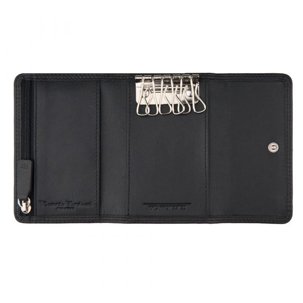 Riccardo Ferducci_015240 002_Schlüsseletui_Leder_schwarz_Unisex_2