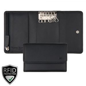 Riccardo Ferducci_015240 002_Schlüsseletui_Leder_schwarz_Unisex_1