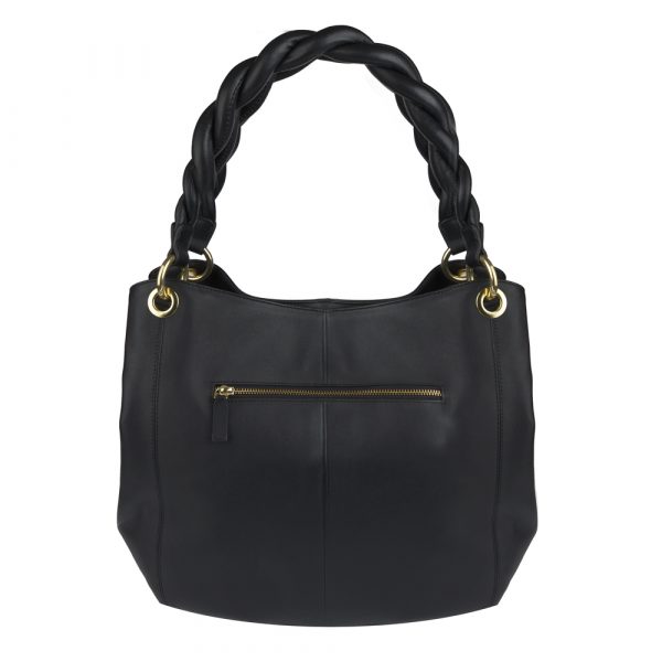 Riccardo Ferducci_018412 002_Hobo bag mit LED-Licht-Fach_Leder_schwarz_Damen_4