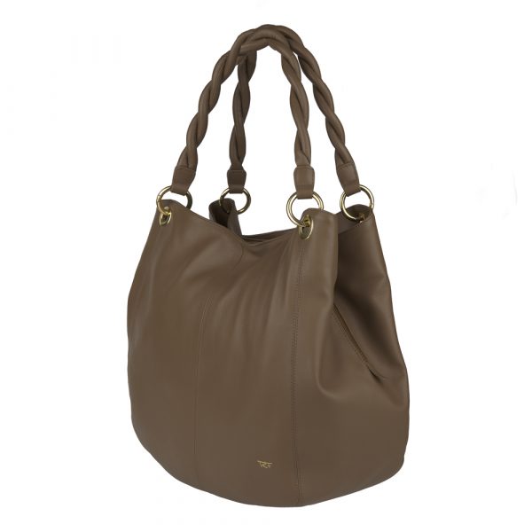 Riccardo Ferducci_018412 045_Hobo bag mit LED-Licht-Fach_Leder_beige_Damen_3