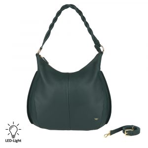 Riccardo Ferducci_018413 049_Hobo bag mit LED-Licht-Fach_Leder_grün_Damen_1