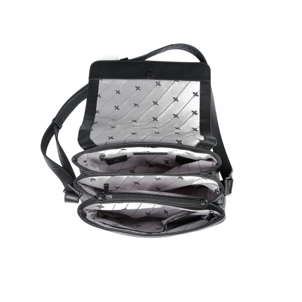 Riccardo Ferducci_148422 002_Flap bag_Leder_schwarz_Damen_2